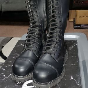 Gothic combat boots